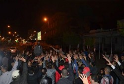 مشاركة نسائية واسعة في مسيرة بالبدرشين رفضًا للانقلاب