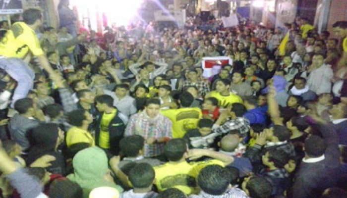 مسيرة حاشدة لأحرار المنصورية تنديدًا بالفشل الاقتصادي للانقلاب