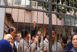 إضراب مفتوح لعمال "الإسكندرية للفايبر"