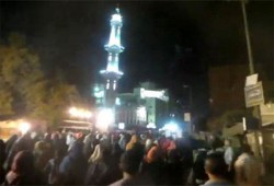 ثوار المطرية يطالبون بإسقاط الانقلاب الدموي