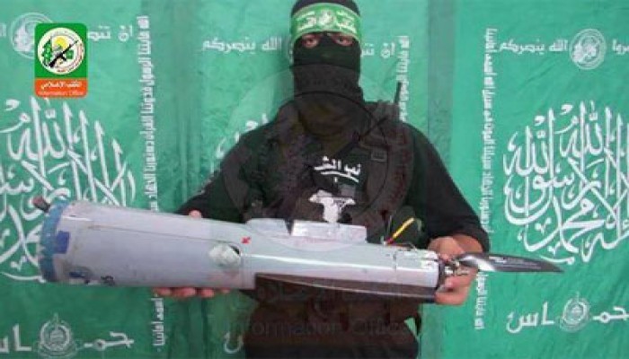 القسام تستولي على طائرة استطلاع صهيونية بغزة