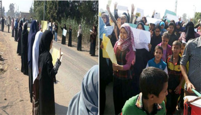 مظاهرة شبابية مفاجئة بالسنبلاوين استعدادًا لانتفاضة 30 أغسطس