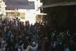 بالصور.. المعادي تطالب بالقصاص للشهداء