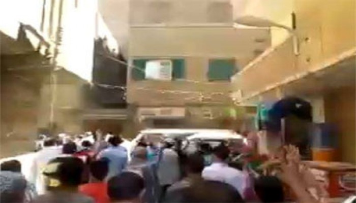 بالصور.. مسيرة حاشدة بالهرم تندد بمذابح الانقلاب