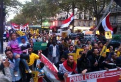 المصريون في هولندا يتظاهرون رفضًا للانقلاب وعودة الديكتاتورية