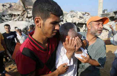 ارتفاع حصيلة شهداء العدوان على غزة إلى 2036 شهيدًا