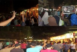 بالصور.. انتفاضة ثوار حلوان في مسيرة ليلية