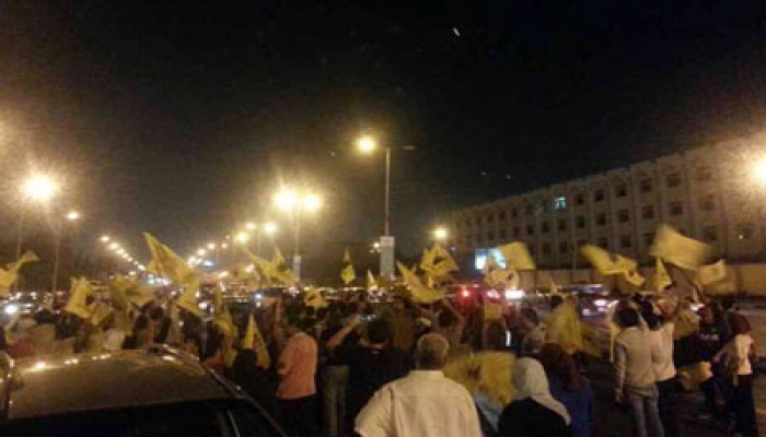 وقفة للثوار بمحيط أمن الدولة بمدينة نصر تطالب بالقصاص