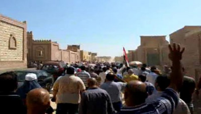 جنازة مهيبة للشهيد أحمد عبد الوهاب في 6 أكتوبر