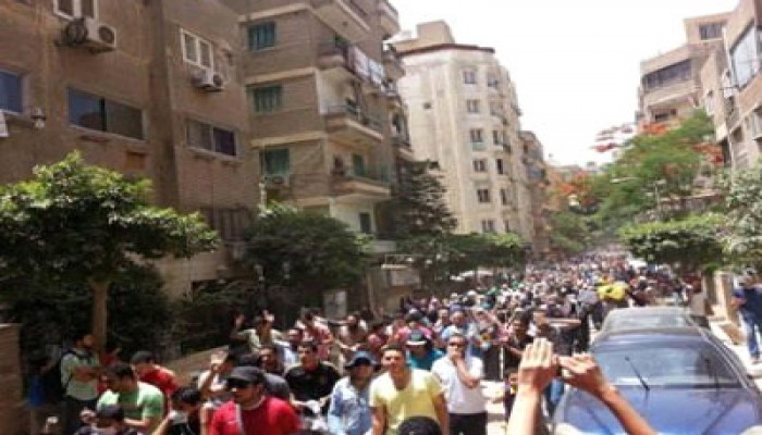 الانقلاب يعتدي على مسيرة حاشدة في فصيل بالغاز والخرطوش