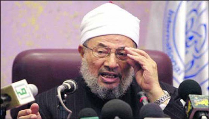 د. القرضاوي يطالب المصريين بالخروج في ذكرى المجزرة