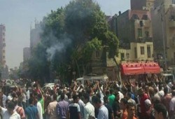 مسيرة حاشدة بمصر القديمة في ذكرى الفض