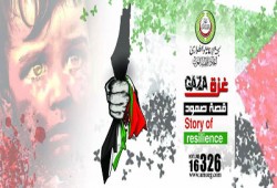 "غزة.. قصة صمود" مهرجان بدار الحكمة مساء اليوم