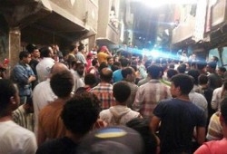 مسيرة بالمطرية تندد بأزمات الانقلاب وتهتف بالقصاص للشهداء