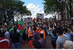 الجزائر تنتفض نصرة للشعب الفلسطيني ضد العدو الصهيوني