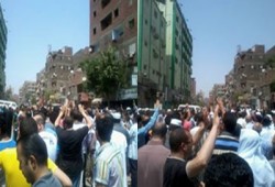 بالصور.. انتفاضة المطرية في مسيرة مسجد النور المحمدي