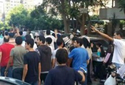 مباشر.. مسيرة لطلاب مدينة نصر تطالب بنصرة غزة