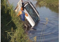 إهمال وفوضى الانقلاب.. حادث أليم على طريق بحر البقر- الحسينية
