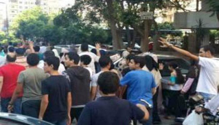 مسيرة لطلاب ضد الانقلاب بمدينة نصر منددة بارتفاع الأسعار