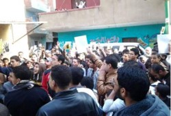 مسيرة بالعياط رفضًا لحكم العسكر وتضامنًا مع غزة