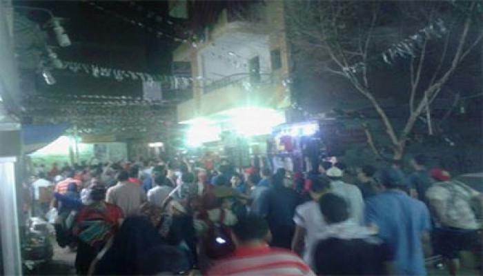 ثوار المعادي يكملون مسيرتهم رغم اعتداء البلطجية