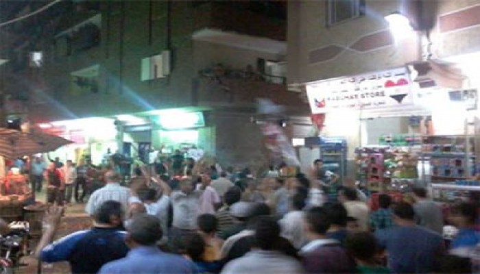 فعالية مفاجئة للثوار في ميدان المطرية