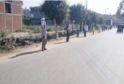 داخلية الانقلاب تحطم منازل ثوار فارسكور وتعتقل 18 منهم