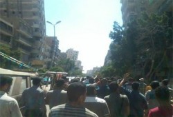 التصعيد الطلابي مستمر.. مسيرة حاشدة بالحي السابع مدينة نصر