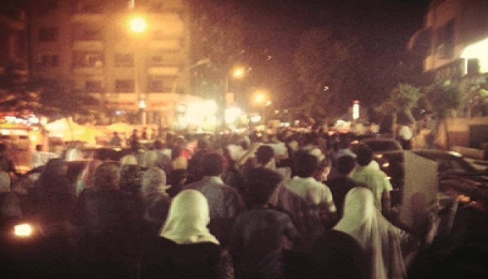 مدينة نصر في مسيرة حاشدة عشية الانتفاضة