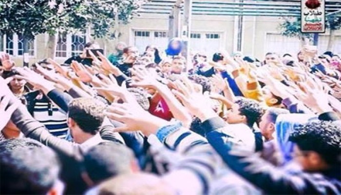 مسيرة طلابية "ببا" تهتف بإسقاط الانقلاب وعودة الشرعية