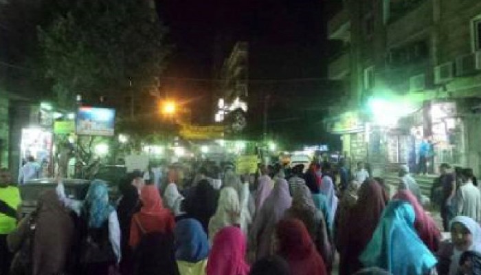 مسيرة حاشدة لثوار حلوان رفضًا لحكم العسكر