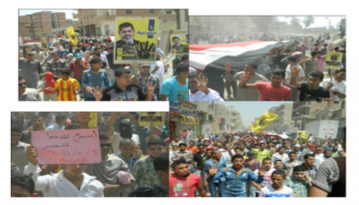 ثوار طامية ينتفضون دعمًا للشرعية واستعدادًا لانتفاضة 3 يوليو