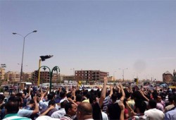 مسيرة حاشدة بأكتوبر تتحدى الانقلاب وتهتف بسقوط حكم العسكر