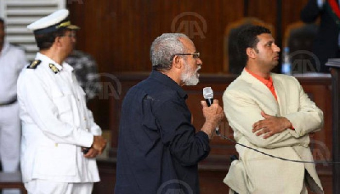 المرشد العام : الإعدام لا يرهبني ولعن الله قومًا ضاع الحق بينهم