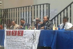 الانقلاب يمنع "ﻻ يمثلني" من عقد مؤتمرها ضد نقيب المحامين