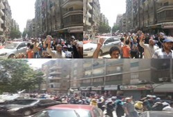 عين شمس تحتشد بالآلاف رفضًا لحكم العسكر