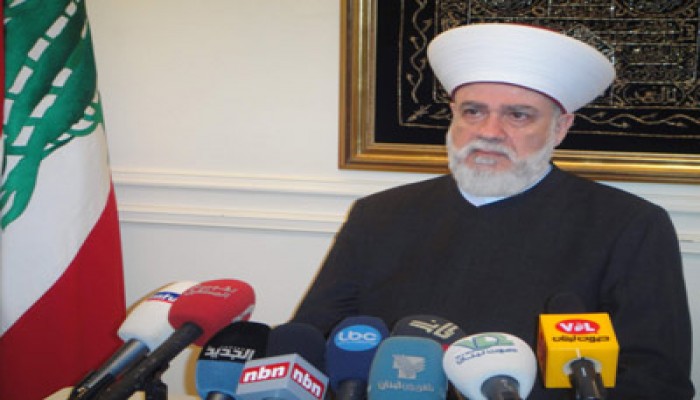 مفتي لبنان يعلن عن "ميثاق أخلاقي" بين المسلمين والمسيحيين
