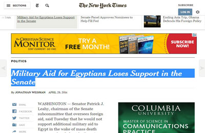 النيويورك تايمز: أحكام الإعدام قلبت موازين القوى في مجلس الشيوخ