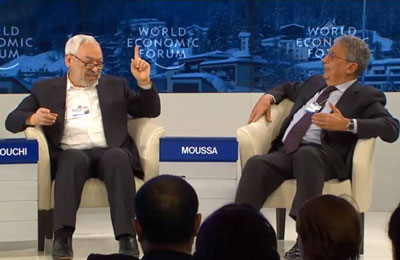 الشيخ راشد الغنوشي يوبخ عمرو موسى: انقلابكم كارثي