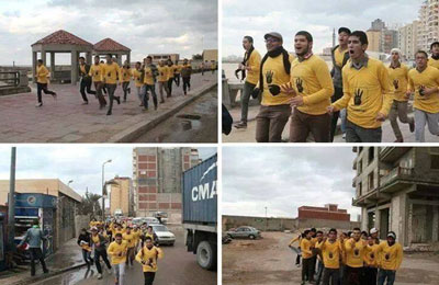 مارثون رياضي ومسيرة صباحية بالإسكندرية تتحدى الانقلاب والبرد