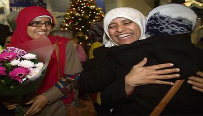 صحيفة أيرلندية ترصد استقبال اﻷبطال للمعتقلات المفرج عنهن