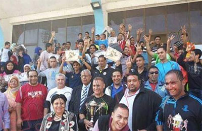 فريق ألعاب القوى بالجيزة يرفع شارة رابعة خلال تكريمه