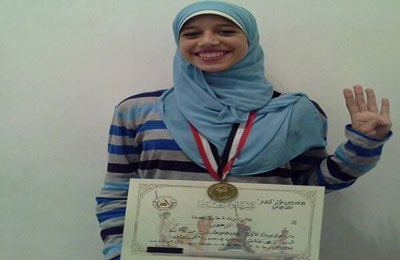 راندا طارق بطلة القاهرة في "الكونغ فو" ترفع شارة رابعة