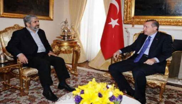 أردوغان يستقبل مشعل ووفد حركة حماس