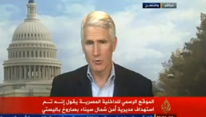 بالفيديو.. جنرال أمريكي يفضح السيسي بشأن صاروخ مديرية أمن شمال سيناء