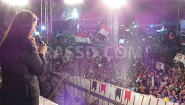 نيفين ملاك بـ"رابعة العدوية": السيسي انقلب على كل الشعب