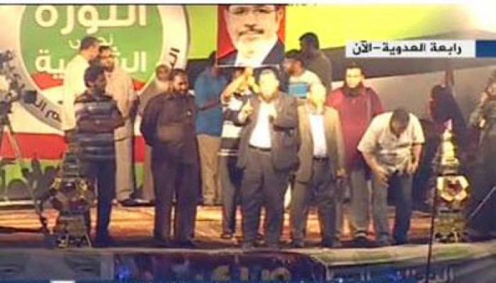 عماد عبد الغفور ينضم للثوار برابعة العدوية رفضًا للانقلاب العسكري