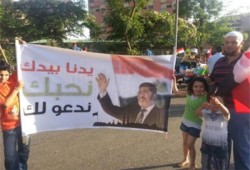 الآلاف في مسيرات حاشدة بالدقهلية تأييدًا للرئيس مرسي