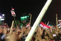 القوى الإسلامية تتظاهر في قنا تأييدًا للرئيس