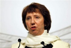 آشتون تطالب بإقامة منطقة شرق أوسط خالية من الأسلحة النووية